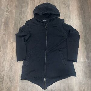 Vitaly Black Hooded Zip-Up hoodie jacket